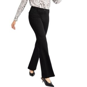 Betabrand | Women's Classic Black Dress Pant Yoga Pants (Size Small)